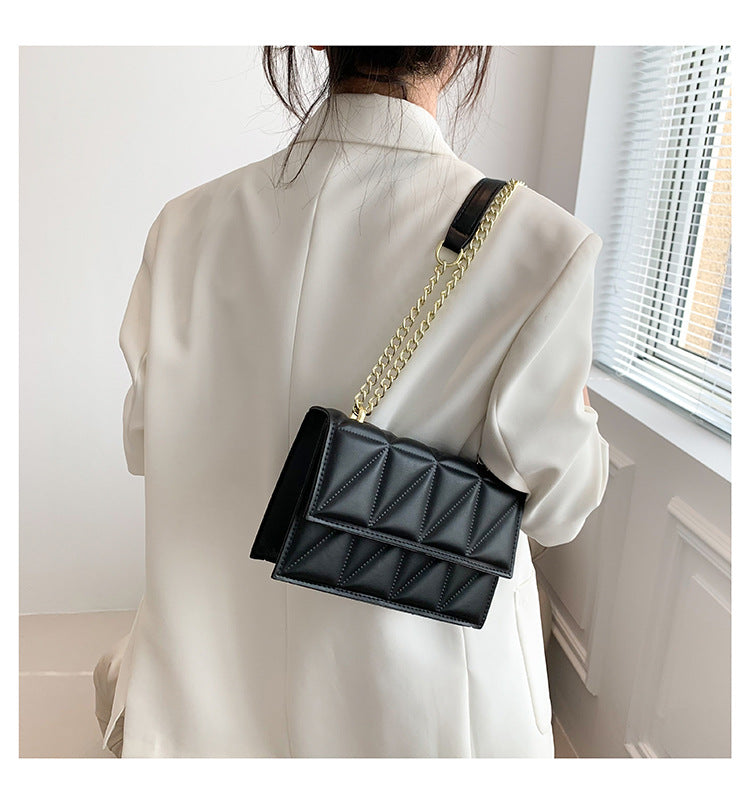 Small Square Bags Fashion Chain Crossbody Shoulder Bag Image