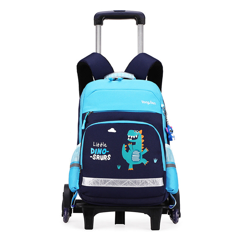 Korean Detachable Trolley  Bag For Elementary School Students Image