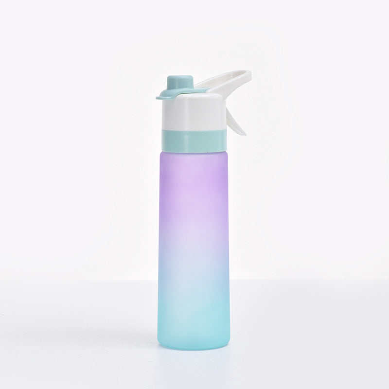 Spray Water Bottle For Girls Outdoor Sport Fitness Water Cup Large Capacity Spray Bottle Drinkware Travel Bottles Kitchen Gadgets Image