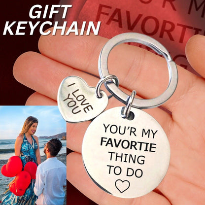 Couple Funny Sexy Dirty Keychain Gifts For Her Girlfriend Wife Love Key Ring Tag