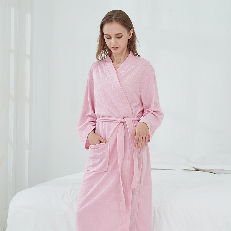 Couple Robes Sleepwear Women Men Loungewear Bathrobe Image