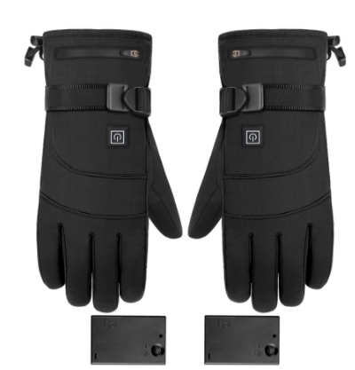 Winter Electric Heated Gloves Motorcycle Touch Screen Gloves Image