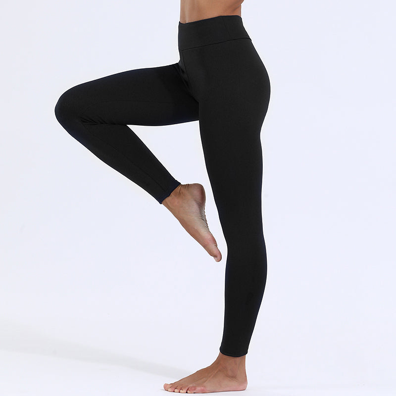 Winter Leggings Warm Thick High Stretch Lamb Cashmere Leggins Skinny Fitness Woman Pants Image