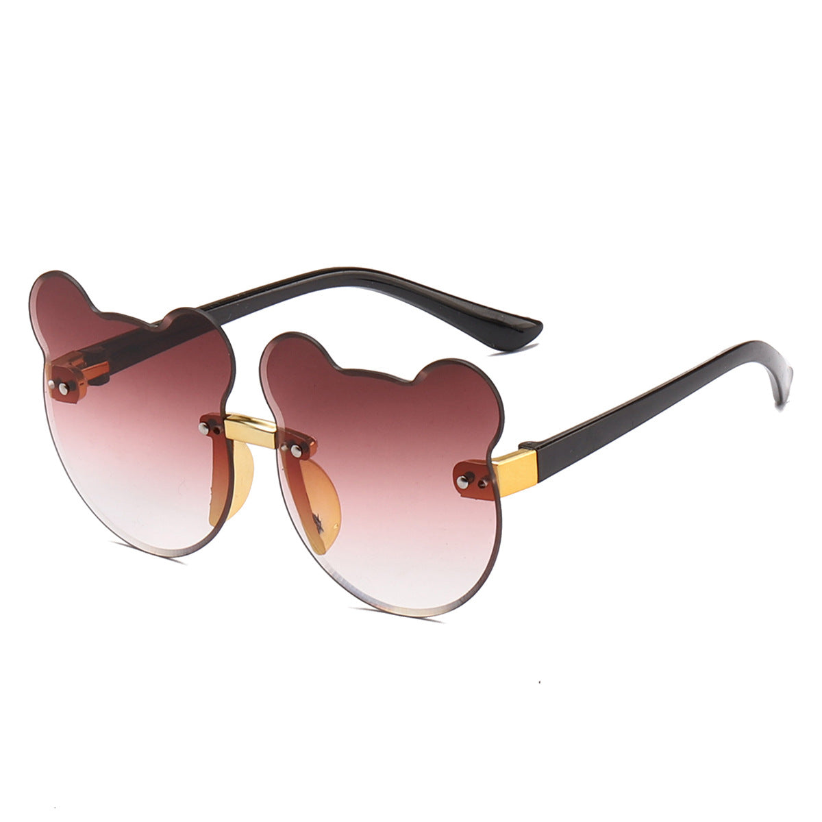 Cat Ear Kids Sunglasses Frameless Shape Image