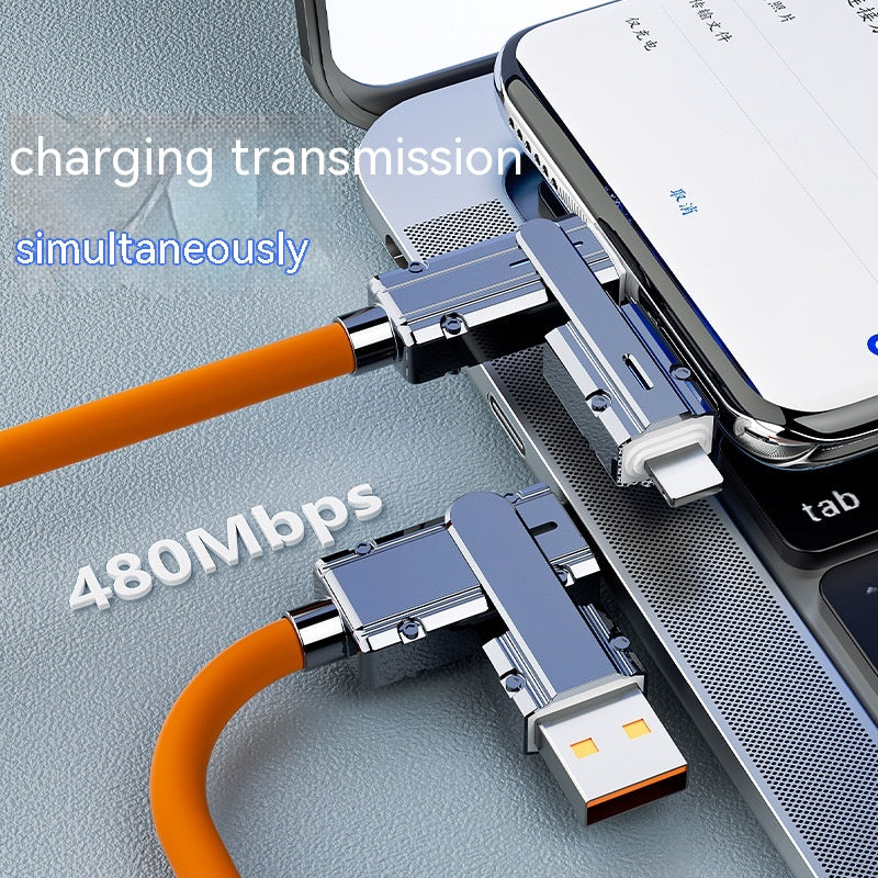 Fast Charge Line Mobile Phone Charging Image