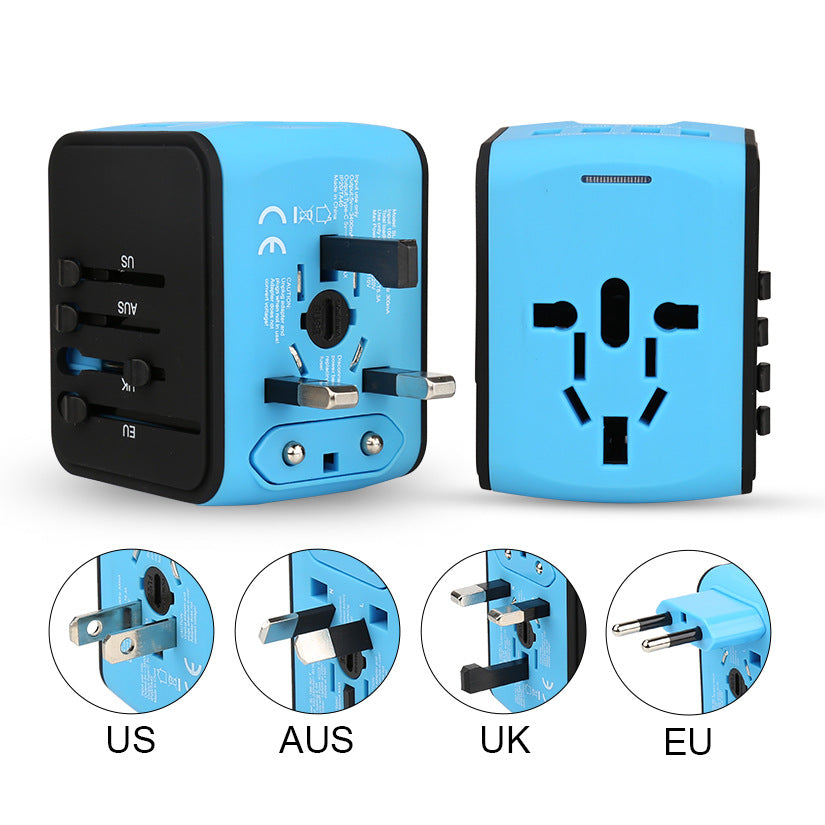 Travel Multifunctional 4 Charging Dock USB Converter Image