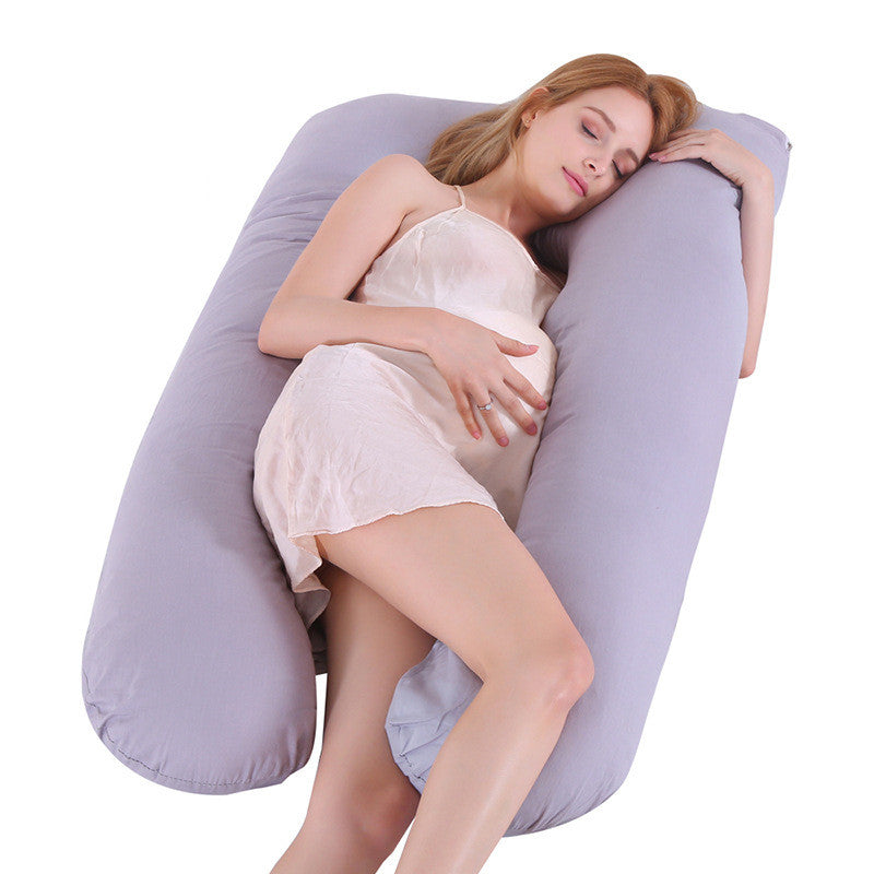 Summer Sleeping Support Pillow For Pregnant Women U Shape Maternity Pillows Pregnancy Ice Silk Image