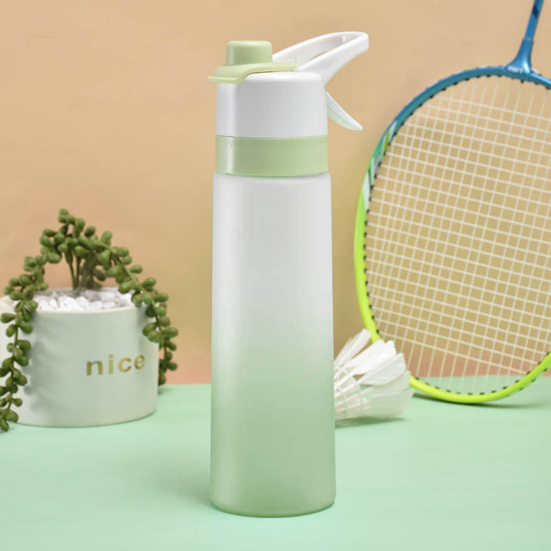 Spray Water Bottle For Girls Outdoor Sport Fitness Water Cup Large Capacity Spray Bottle Drinkware Travel Bottles Kitchen Gadgets Image