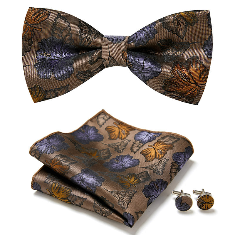 Three Piece Set Of Stylish Bow Ties Image