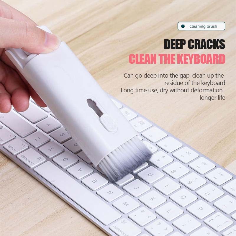 Multifunctional Bluetooth Headset Cleaning Pen Set Keyboard Cleaner Cleaning Tools Cleaner Keycap Puller Kit Image