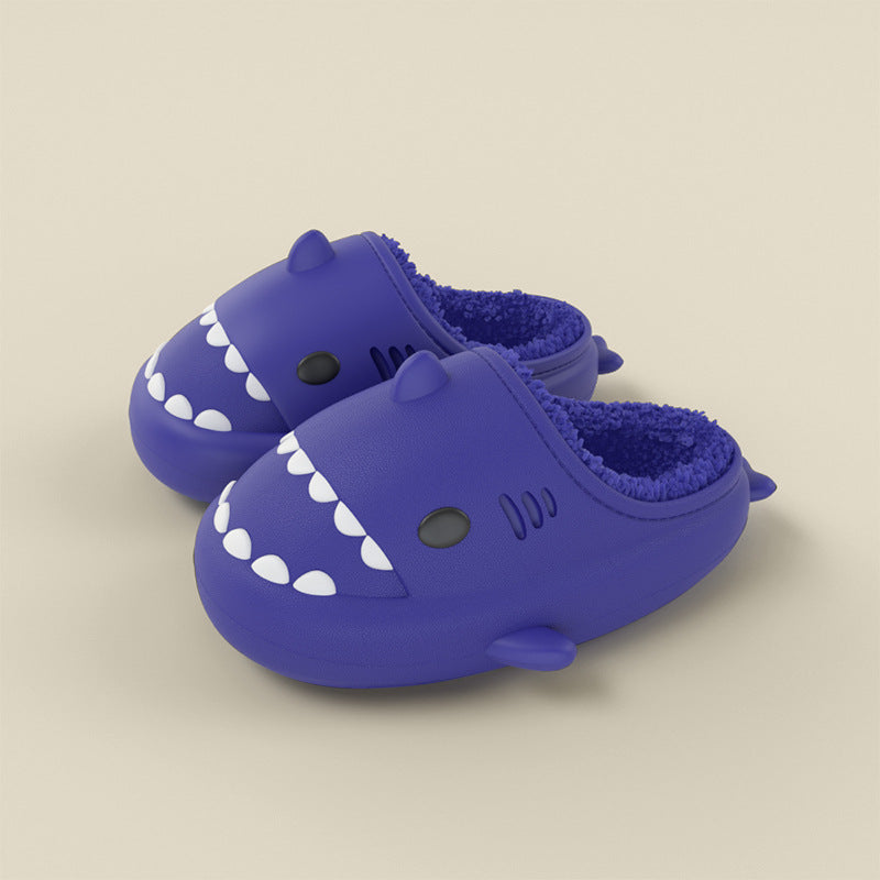 Shark Shoes For Child Cute Waterproof Warm Slippers Home Shoes Kids Image