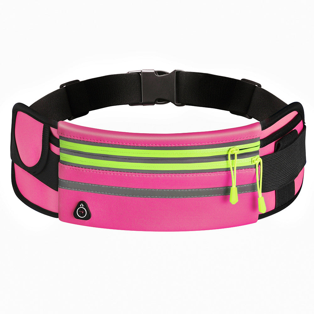 Double Zippers Waist Bags Waterproof Sports Running Fanny Pack Image