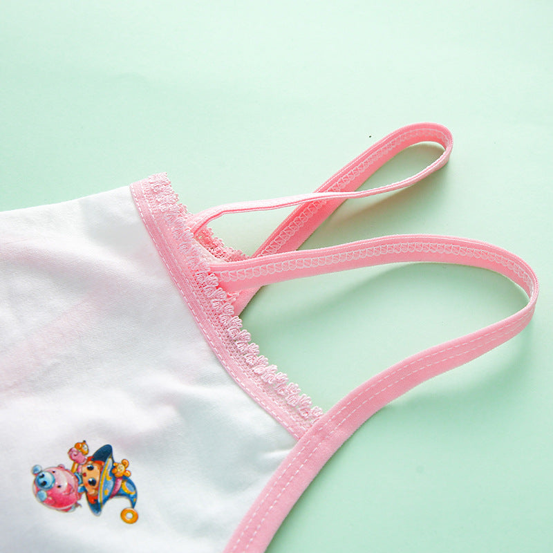 Primary School Students Development Period Girls Bra Sports Children's Underwear Vest Image