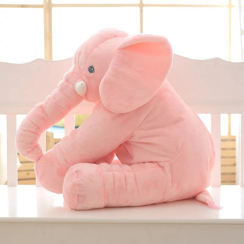 Soft Comfort Elephant Plush Toy  Accompany Sleeping Baby Sleep Child Pillow Leather Shell Image