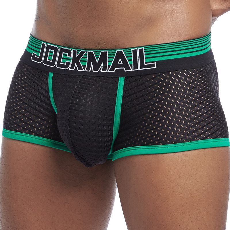 Men Underwear Boxer Breathable Mesh boxe Image