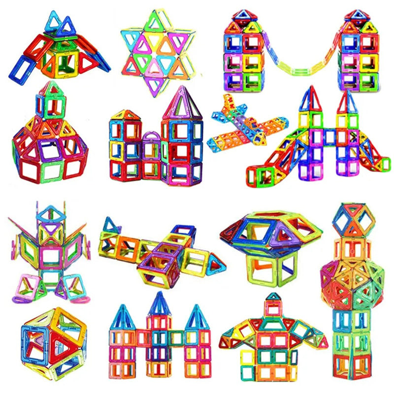 Magnetic Building Blocks DIY Magnets Toys For Kids Designer Construction Set Gifts For Children Toys Image