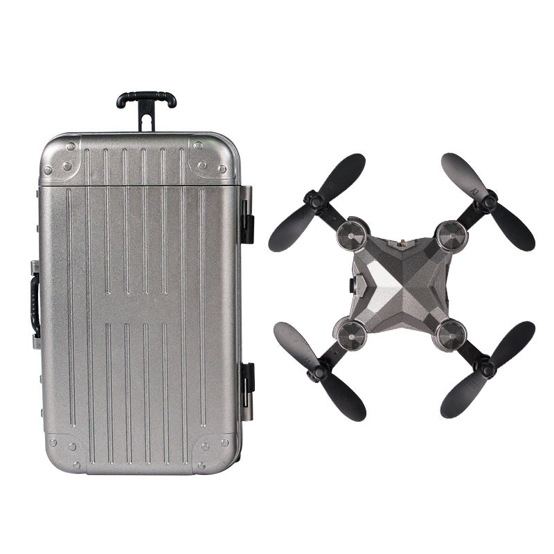 New Luggage Box Storage Box Folding Mini UAV Aerial Photography Remote Control Four Axis Children's Toys Drone Image