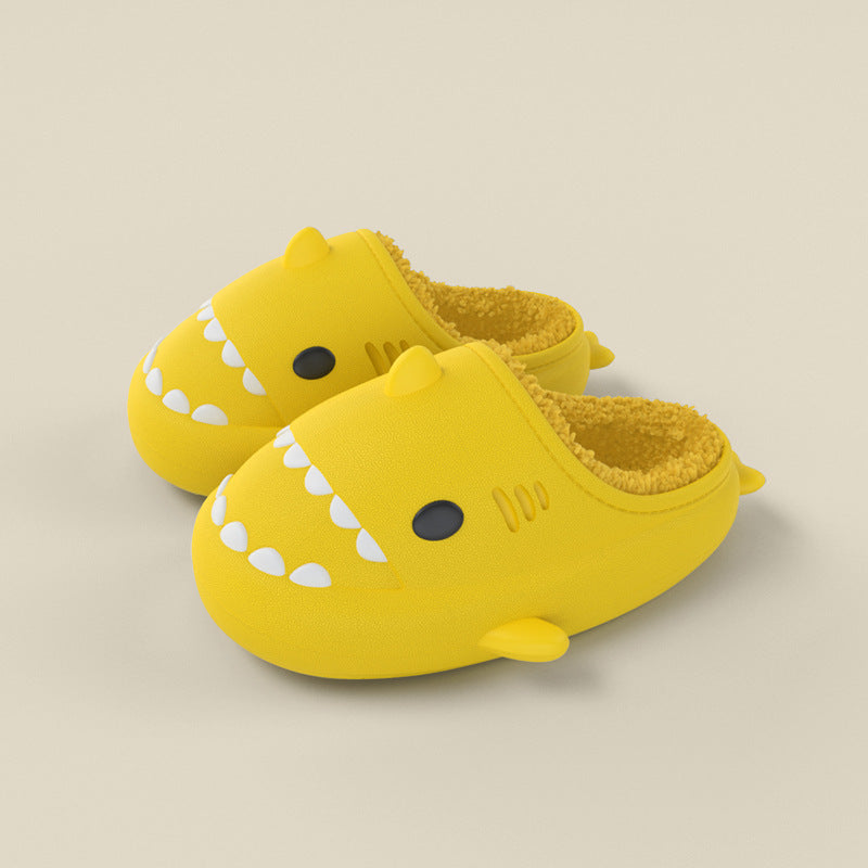 Shark Shoes For Child Cute Waterproof Warm Slippers Home Shoes Kids Image