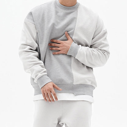 Pullover Round Neck Sweater Loose Men Clothes