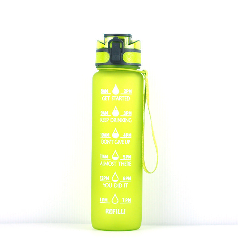 Transparent Flask Water Bottle 1000ml Bottled Kawaii Bottle Bpa Free Infuser Plastic Milk Sports Clear Water Bottle Kawaii Cup Image