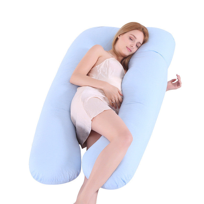 Summer Sleeping Support Pillow For Pregnant Women U Shape Maternity Pillows Pregnancy Ice Silk Image