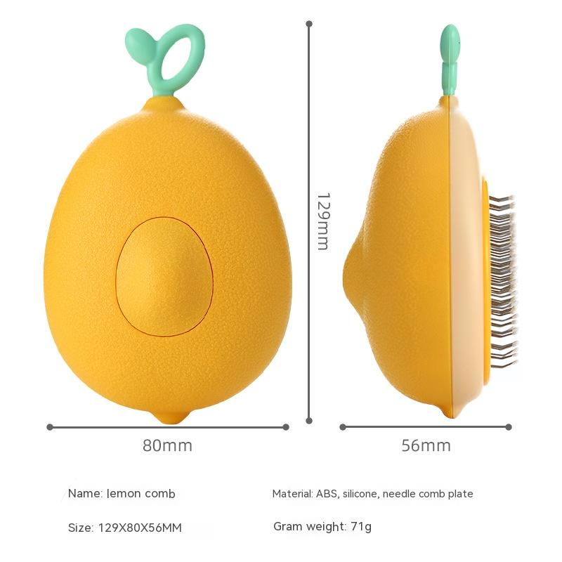 Cat Brush Hair Remover Cleaning Avocado Shaped Dog Grooming Tool Pet Combs Brush Stainless Steel Needle Pet Cleaning Care Image