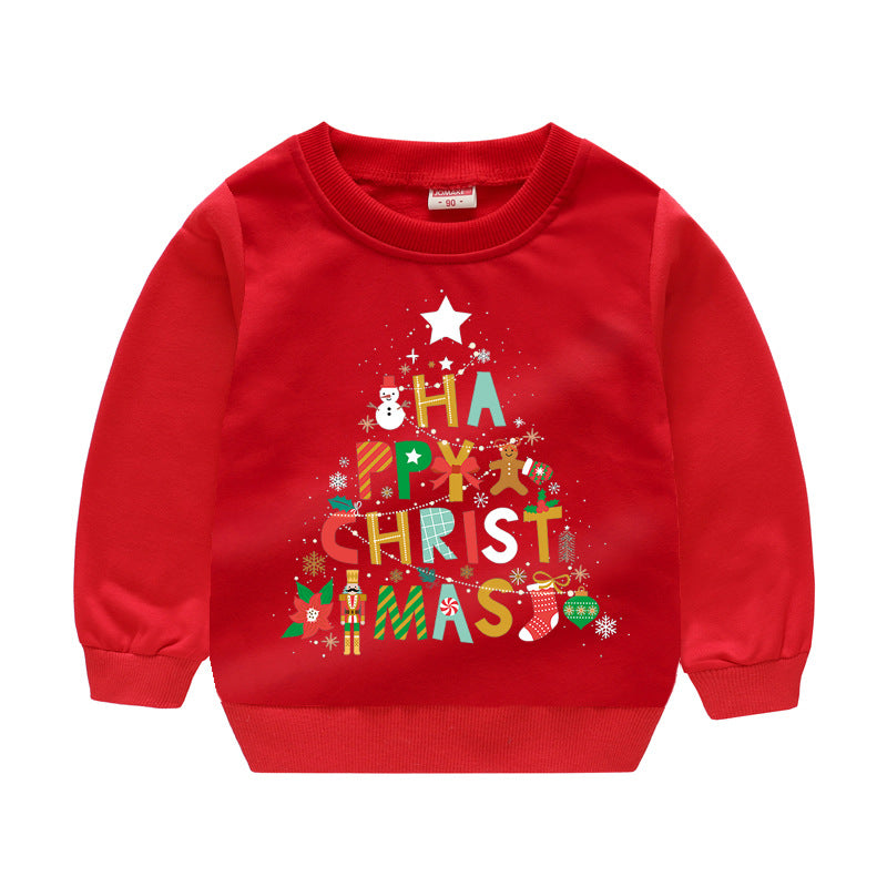 Christmas Casual Children Sweater Holiday Clothing Image