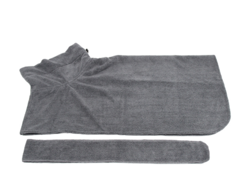 Absorbent Pet Bathrobe With Waist-wrapped Microfiber Image