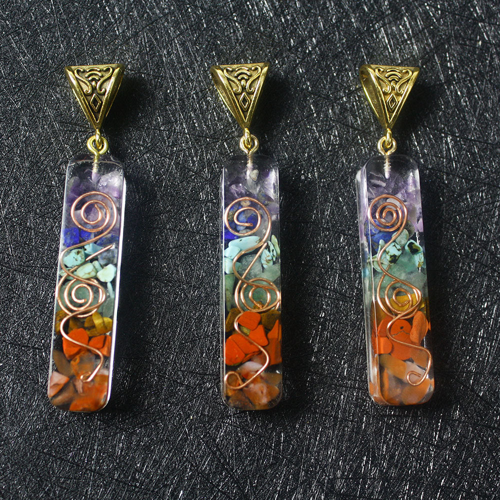 Gravel Seven Chakra Spirit Pendant Image