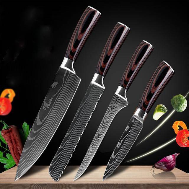 Carpenter's Special Set 6-piece Set 8-piece Set Knife Chef Knife Kitchen Knife Cooking Image