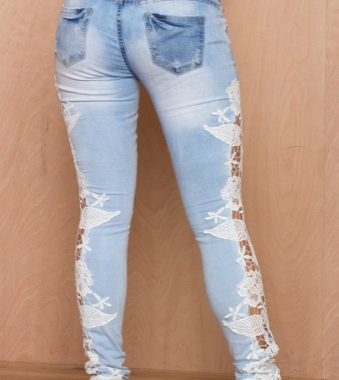 Lace jeans Image