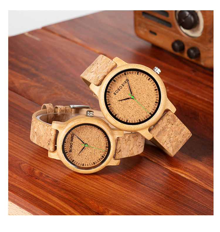 Bamboo and wooden watches Image