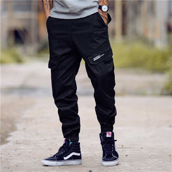 Men Fashion Streetwear Pants Mens Jogger Camo Harem Pants Street Style Youth Casual Camouflage Slim Fit Ankle Trousers Male Image