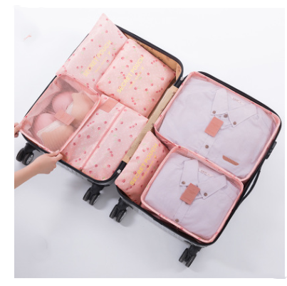 Durable Waterproof Nylon Packing Cube Travel Organizer Bag Image