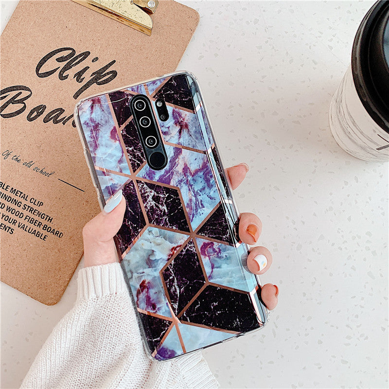 Plating Splice Marble Phone Cases Image