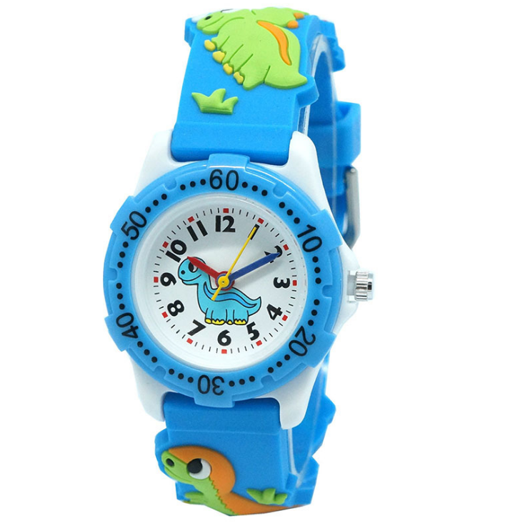 Children Watch Creative Real Dinosaur Cartoon Image