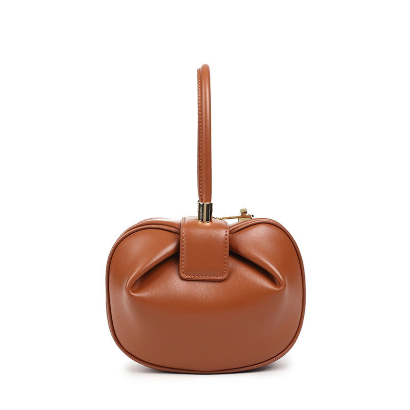 Leather handbags fashion dumplings handbag Image