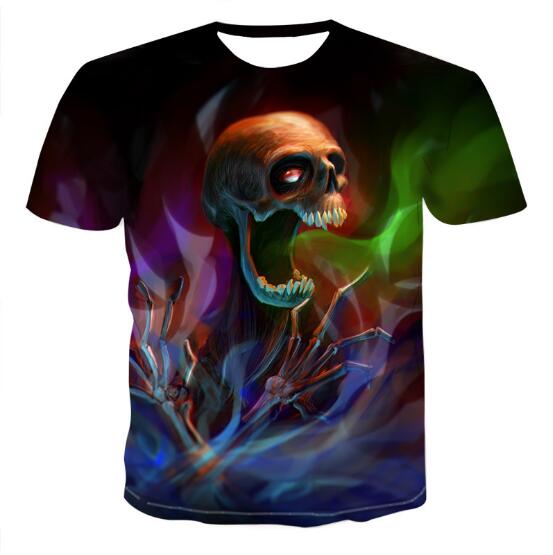 Mens Skull T shirts 3D t- shirts Image