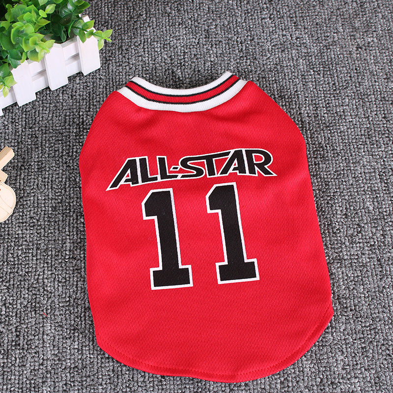 Hot World Cup Ball Spring And Summer Dog Vest Pet Supplies Image