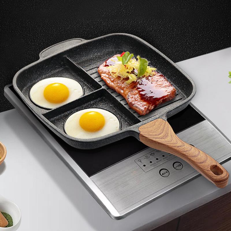 Maifanshi fried steak pot multi-function household omelette pan pan induction cooker non-stick pan Image