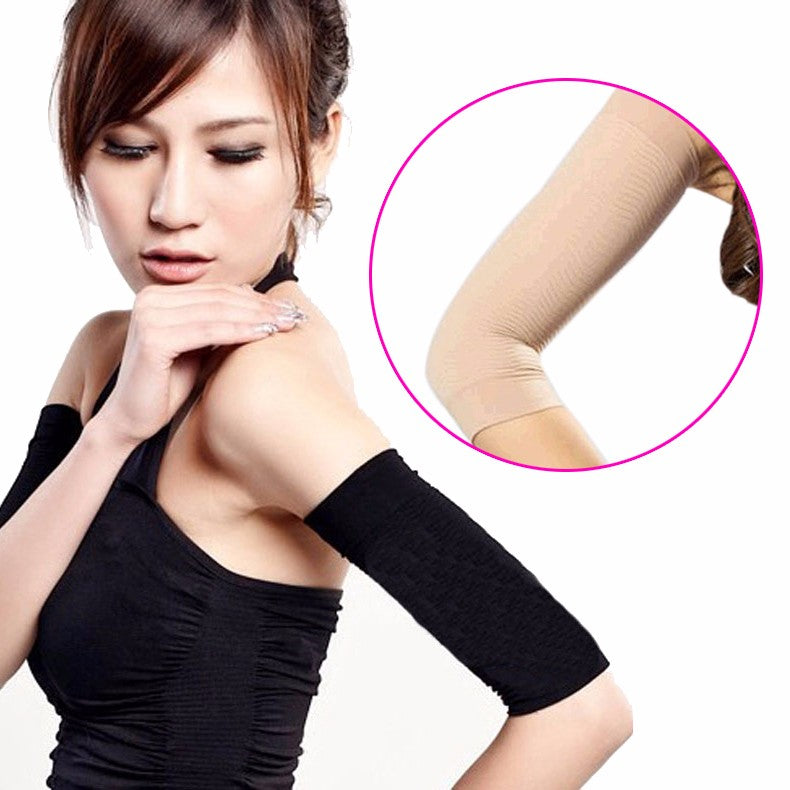 Women Arm Shaping Sleeves Ladies Elastic Slimming Shaperwear Image