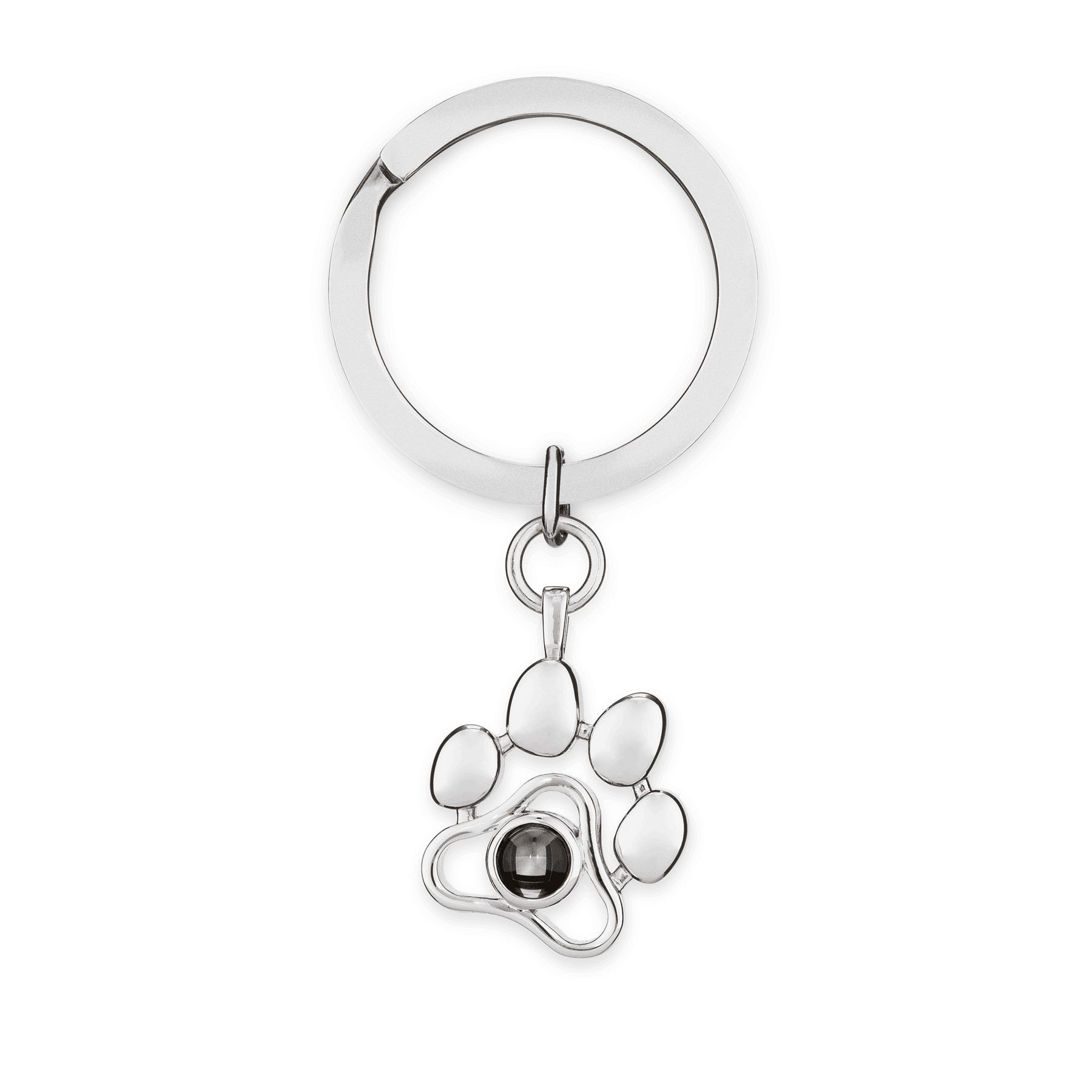 Cute Animal Dog Paw Personalized Custom Projection Necklace Image