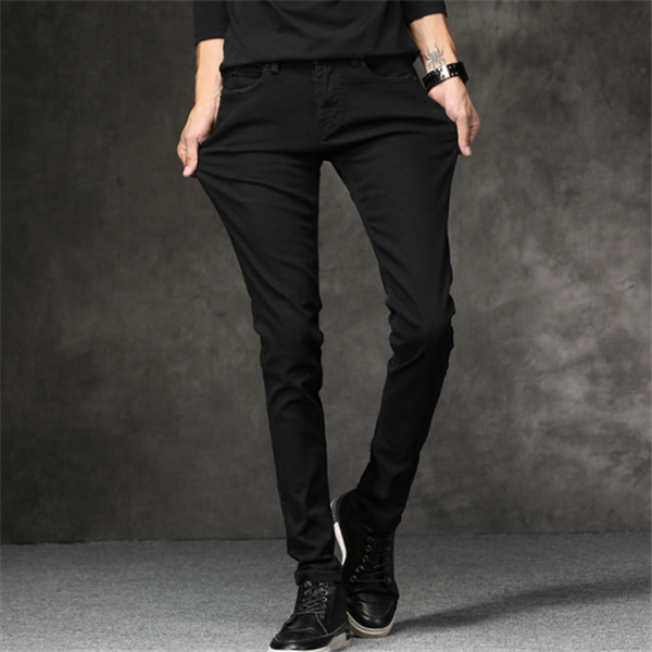 Slim-fit stretch men's pants Image