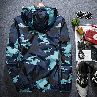 Covrlge Men Jacket Fashion 2021 Spring Men Brand Camouflage Jackets Casual Mens Coat Men's Hooded Luminous Zipper Coats MWJ011 Image