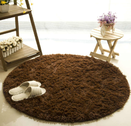 Fluffy Round Rug Carpets For Living Room Decor Faux Fur Carpet Kids Room Long Plush Rugs For Bedroom Shaggy Area Rug Modern Mat Image