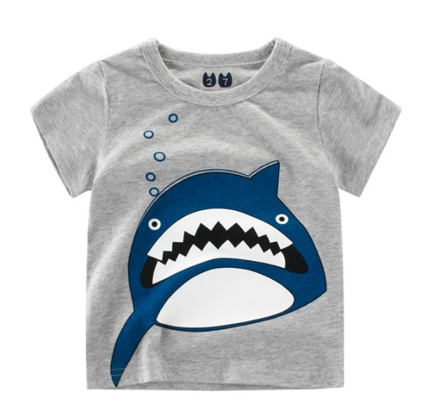 Children's Wear 2021 Summer New Korean Children's Boys Cotton T-shirt Men's Treasure In Children's Short Sleeves Image