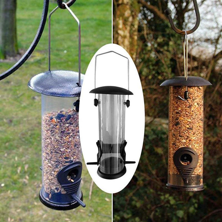 Outdoor Hanging Bird Feeder Automatic Pet Parrot Portable Feeder Dispenser Image