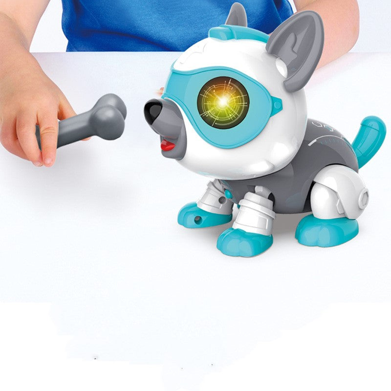 Children's Voice-activated Touch-sensing Electronic Robot Dog Image