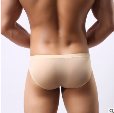 Ultra-thin Transparent Ice Silk Men's Briefs Image