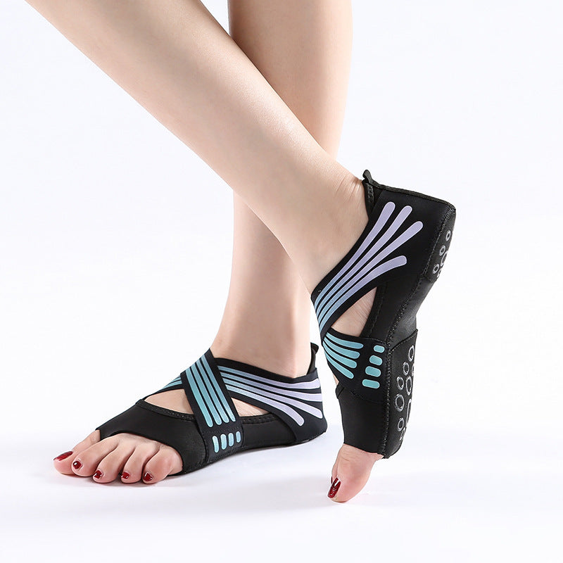 Professional Non-slip Gym Yoga Shoes Flat Soft Anti-slip Sole Ballet Fitness Dance Shoes Pilates Yoga Shoes Socks Image